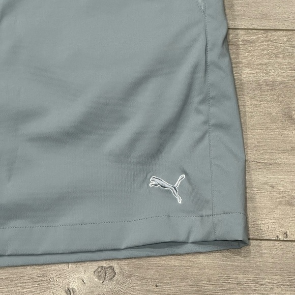 Women’s Puma 6 Small Shorts Skort Skirt Woven Gray Activewear Stretch Pockets - Picture 8 of 10